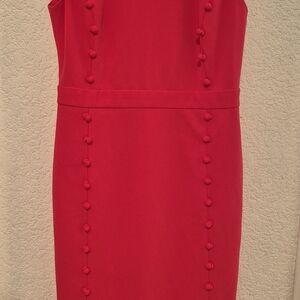 Elegant Red Sleeveless Dress